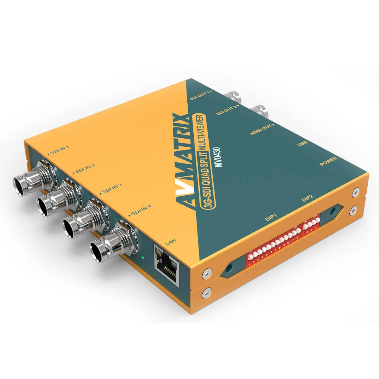 AVMATRIX MV0430, 3G-SDI Quad Split Multiviewer รูป 4