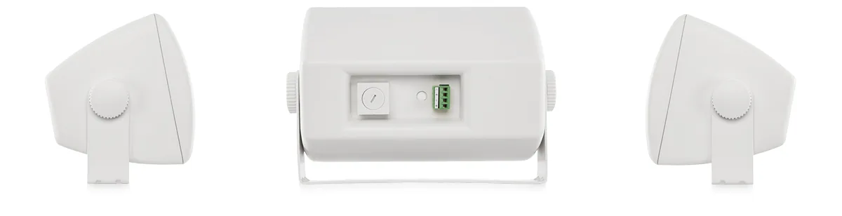 QSC AC-S4T-BK/WH surface mounted 4” two-way loudspeaker with 70/100V transformer รูป 4