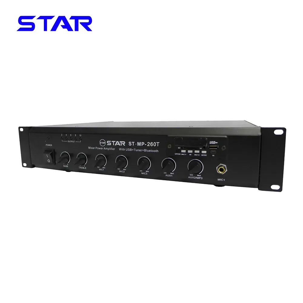 STAR ST-MP-260T MIXER Power Amplifier 260W มิกเซอร์