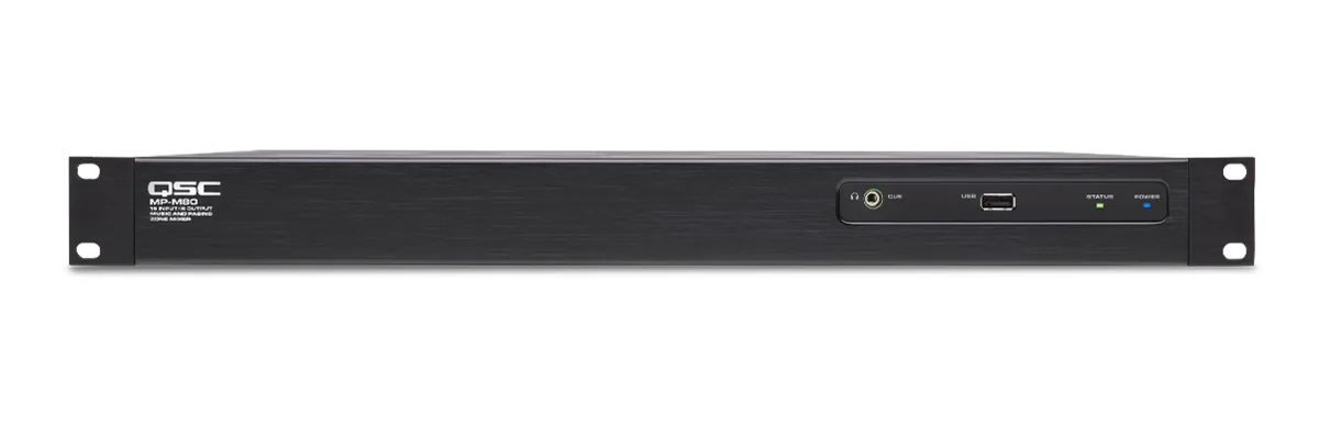 QSC MP-M80 Music and Paging Mixer มิกเซอร์ รูป 3