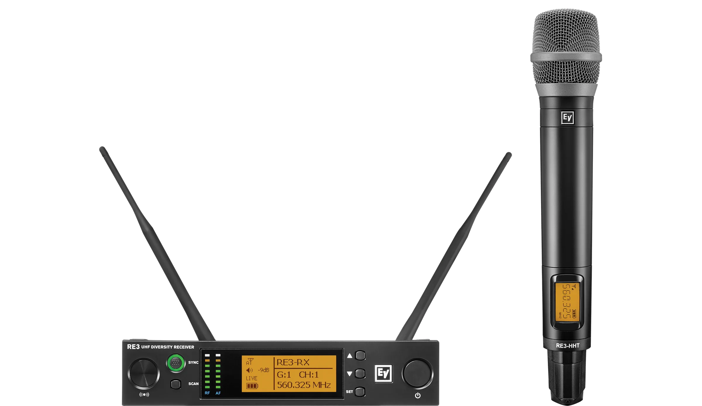 Electro-Voice RE3-RE520-T ชุดไมโครโฟนไร้สายแบบมือถือ Wireless microphone