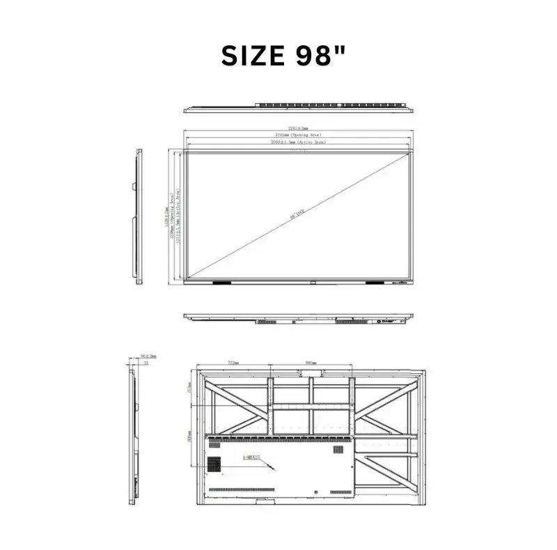 GYGAR IPG-98H 98" Interactive LED Touch Screen รูป 5