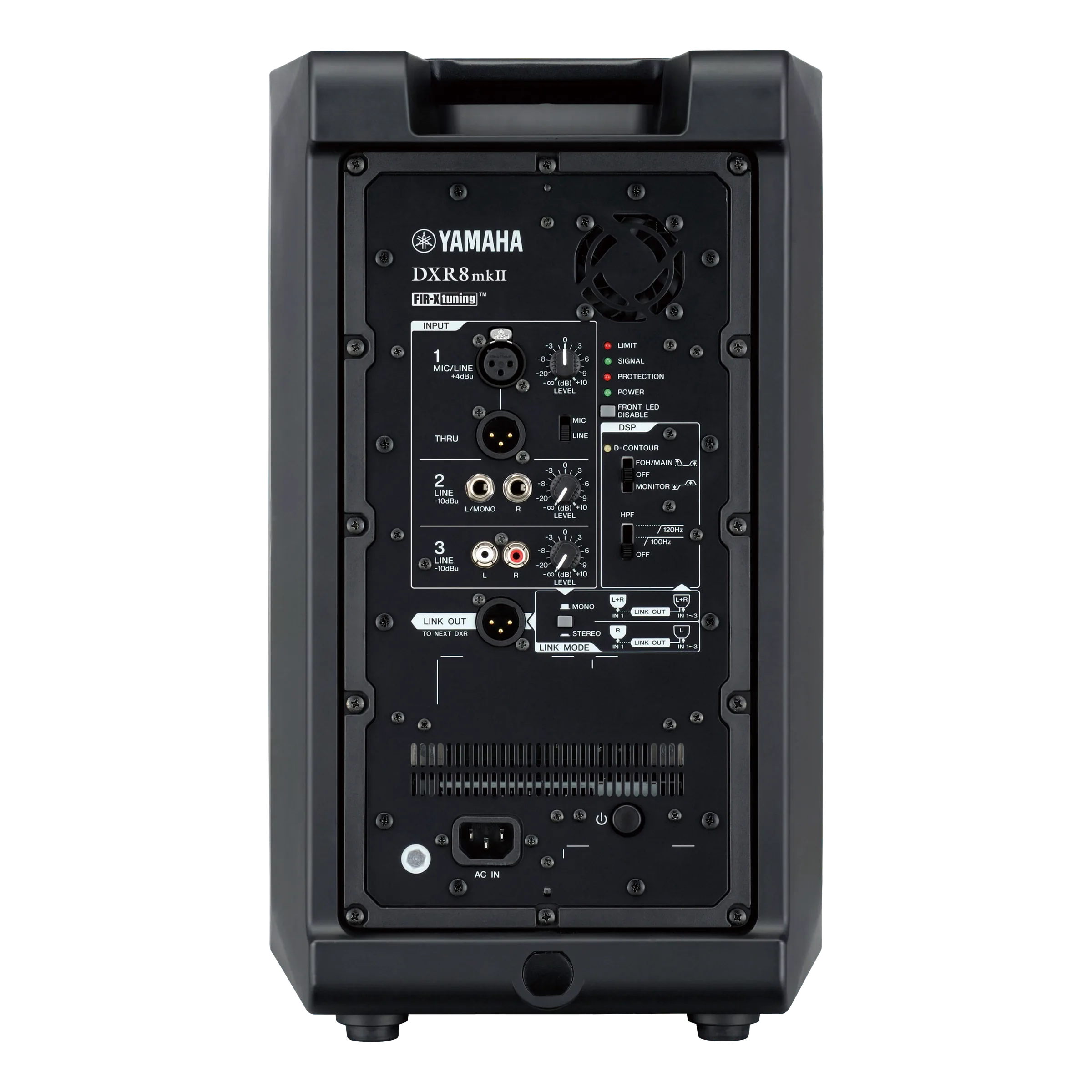 YAMAHA DXR8 8" 2-way, Bi-amp powered speaker 700-1100W ลำโพง รูป 3