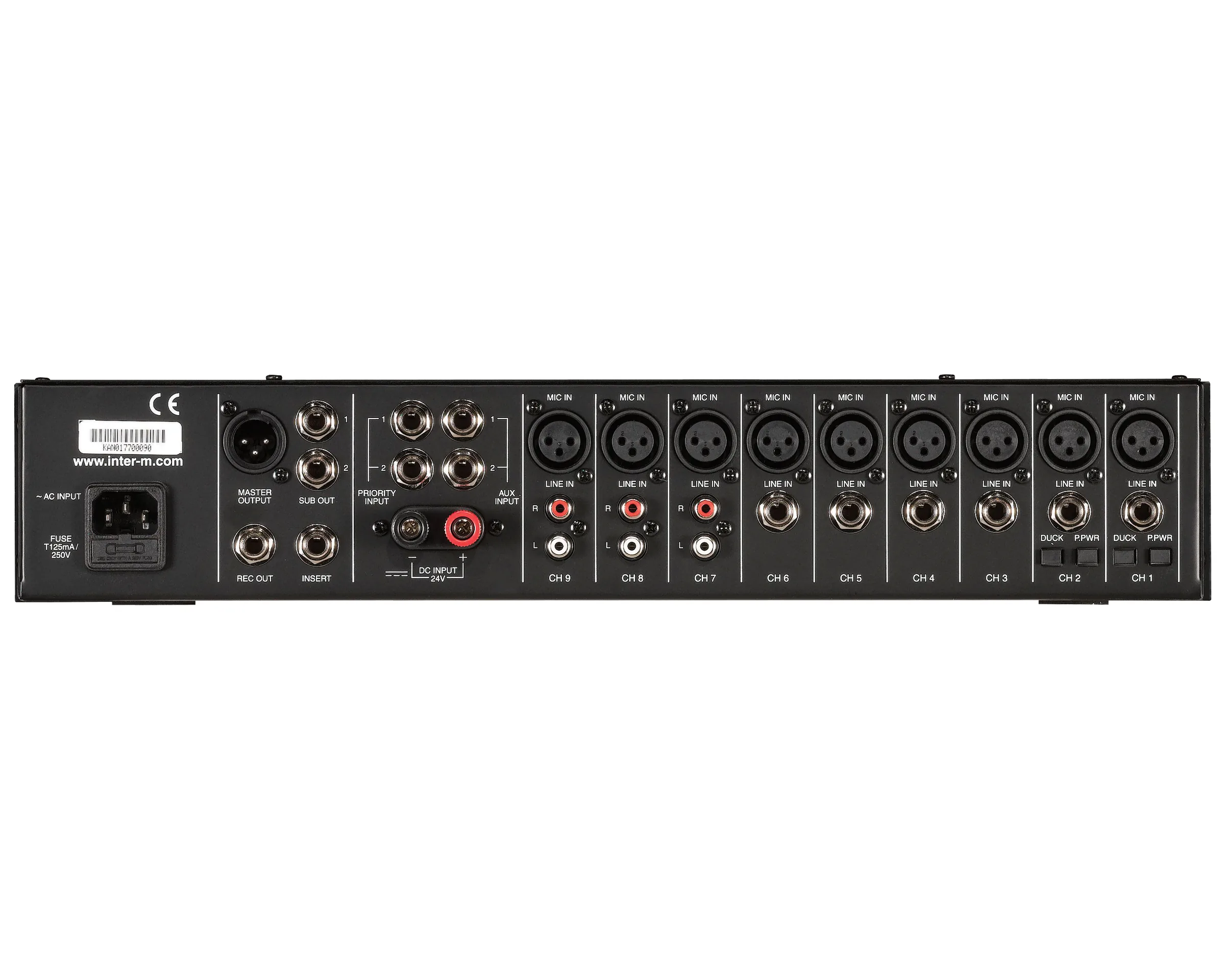 Inter-M PP-6213 AMPLIFIER-MIXER มิกเซอร์ รูป 2