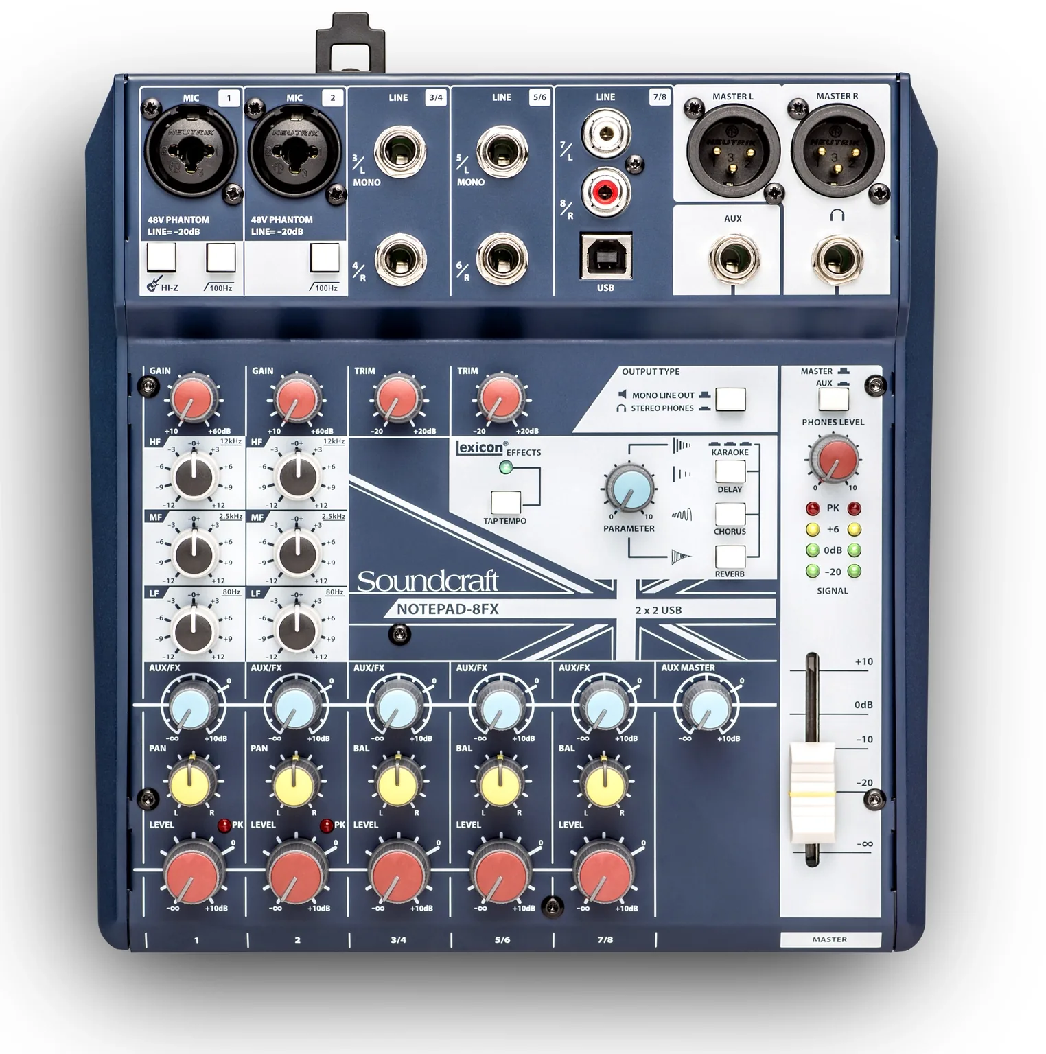 Soundcraft Notepad-8FX มิกเซอร์ Small-format Analog มิกเซอร์