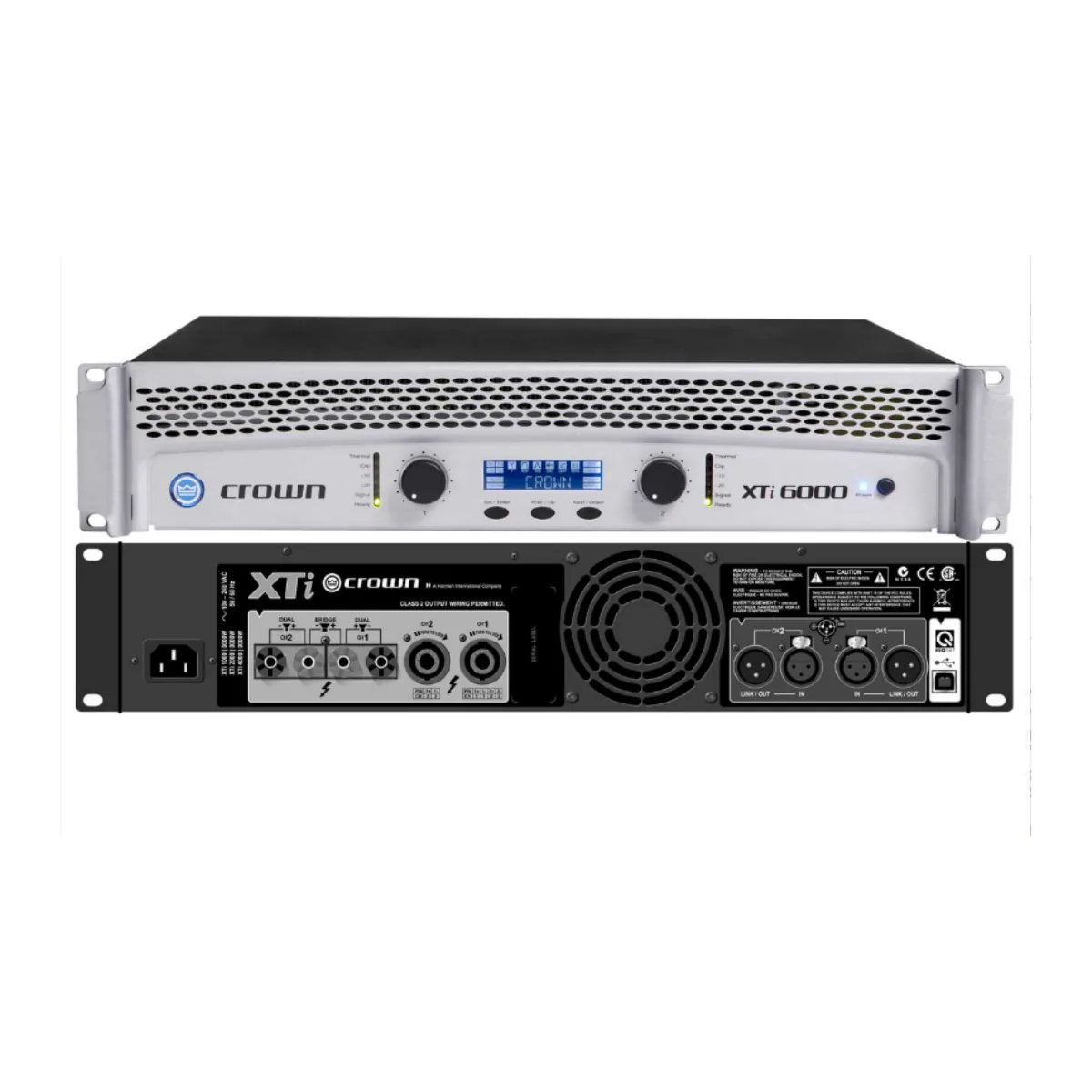 Crown XTi-6000 Stereo Power Amplifier 1200W