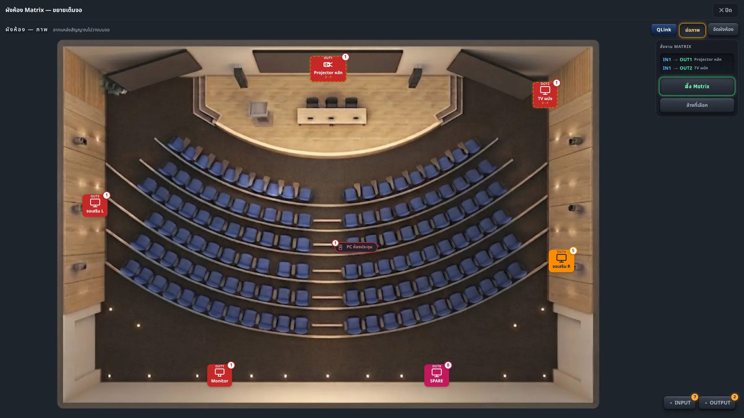 VOSCENE VS-PN-L ชุดควบคุมห้องประชุมอัจฉริยะ (ห้องใหญ่) + Video Switcher + ควบคุมไฟ DMX รูป 2