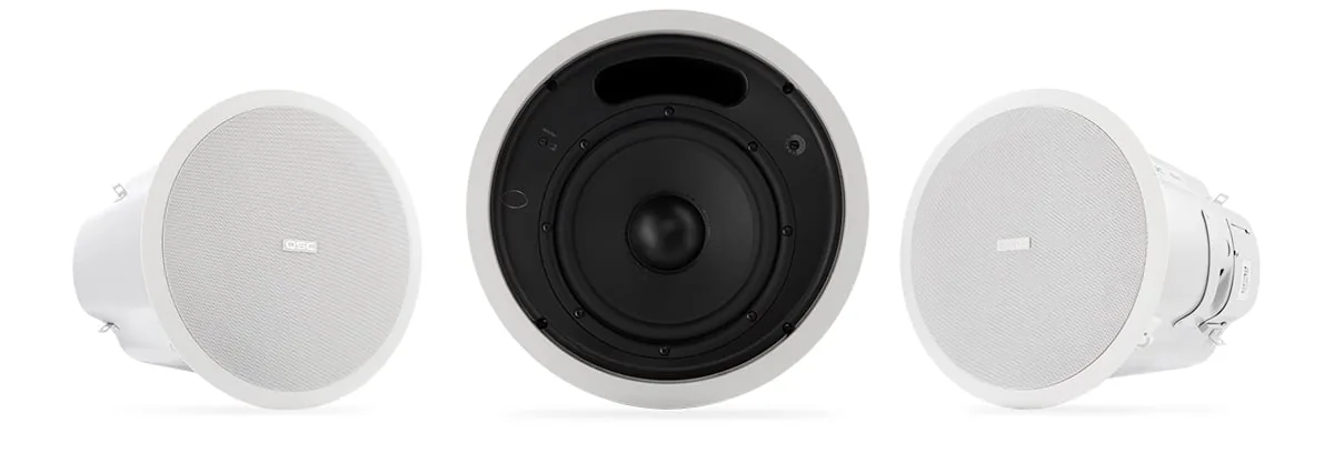 QSC AD-C81Tw-WH 8" ceiling subwoofer speaker