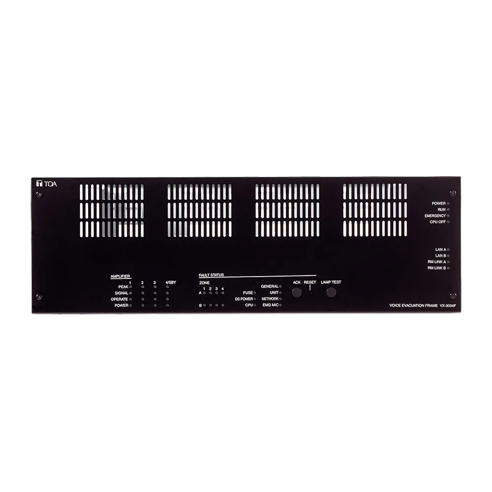 TOA VX-3004F เฟรมระบบเสียงประกาศและอพยพ 4 สาย (A/B) ซีรีส์ VX-3000