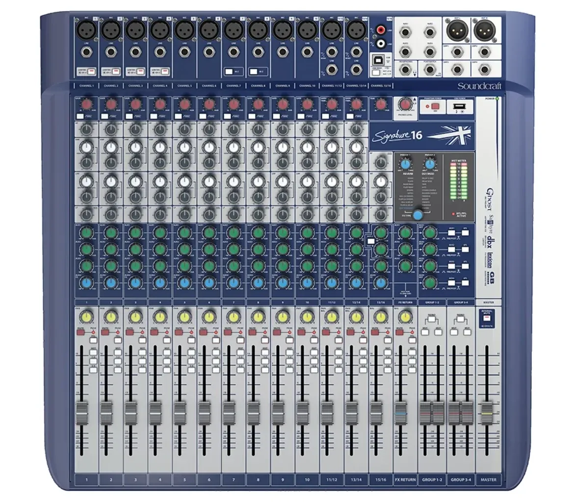 Soundcraft Signature 16 มิกเซอร์ อนาล็อก 16-ch Mixer มิกเซอร์