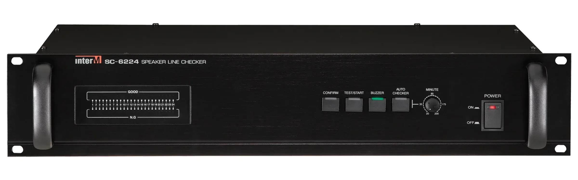 Inter-M SC-6224 24CH SPEAKER LINE CHECKER digital signal processor