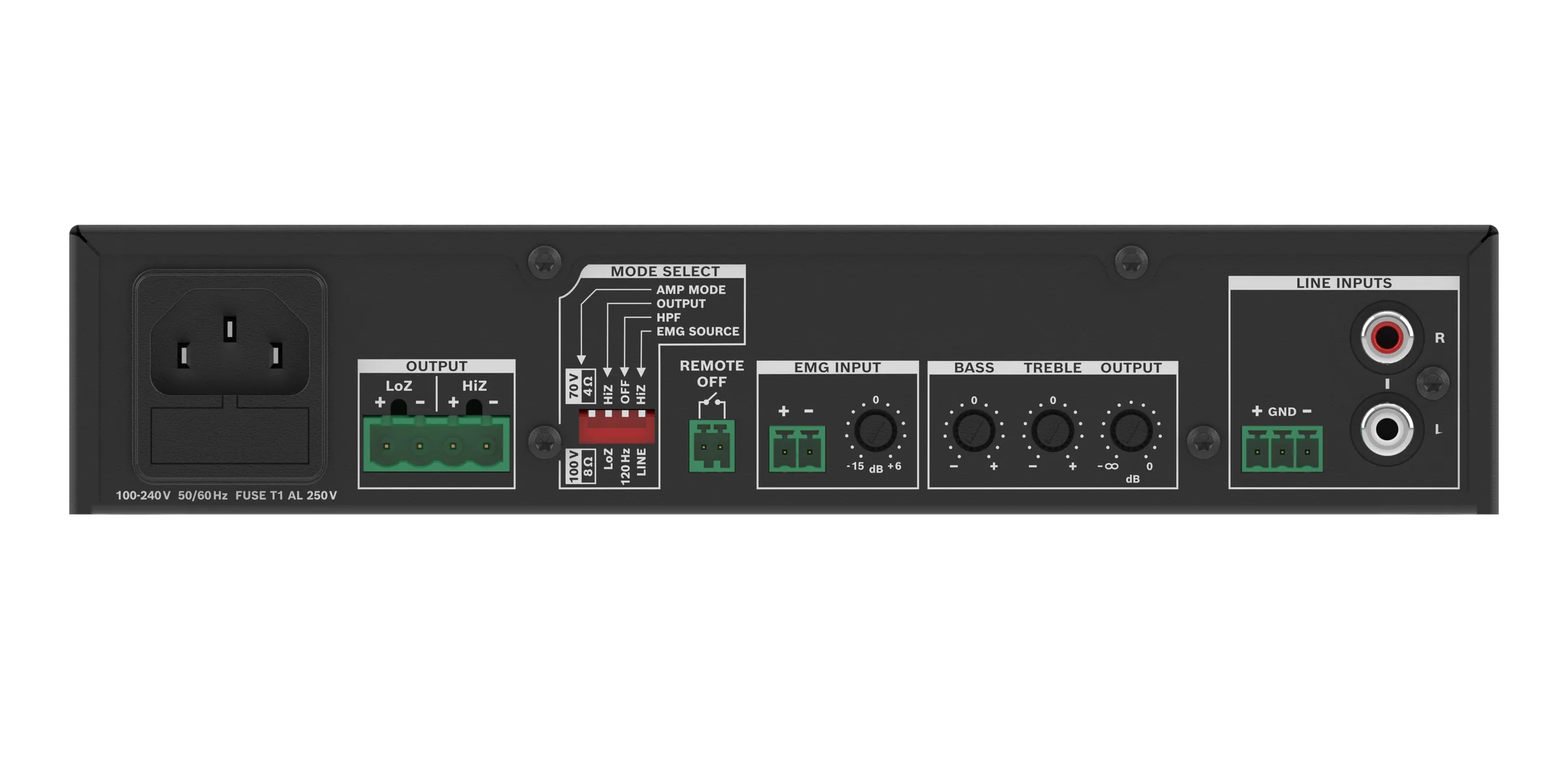 DYNACORD U240:1 Power Amplifier 120W 4Ω รูป 7