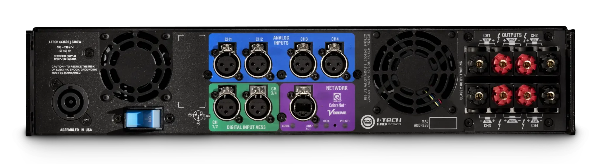 CROWN I-Tech 4x3500HD Power Amplifier รูป 2