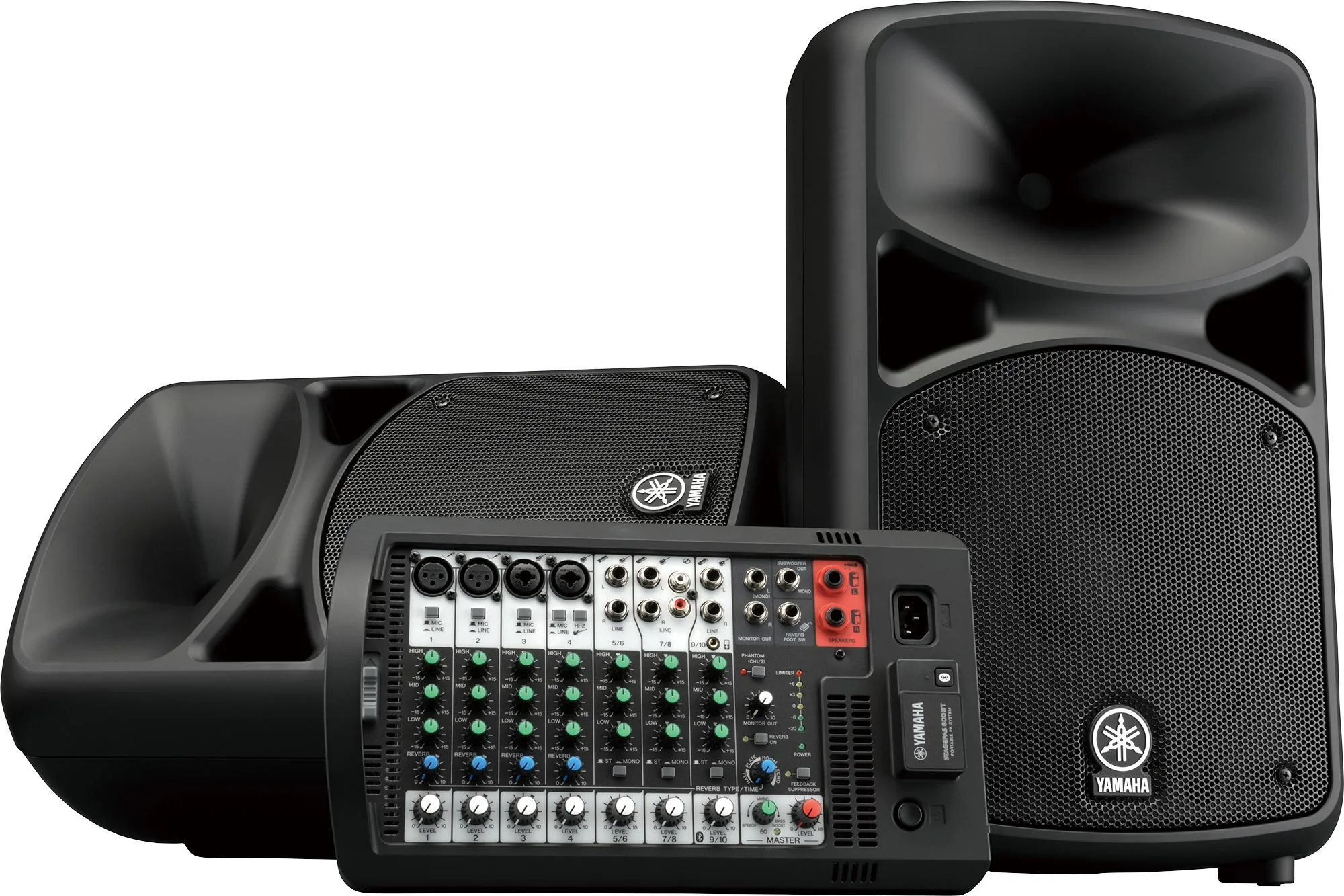 YAMAHA STAGEPAS 600BT ชุดลำโพงเคลื่อนที่ ลำโพงพกพา , ลำโพง pa ,เครื่องเสียงพกพา