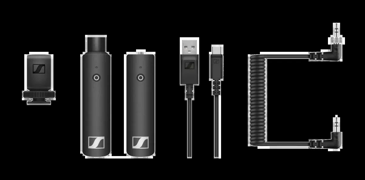 SENNHEISER XSW-D PORTABLE INTEVIEW SET, Camera-Mount Digital Wireless Microphone System with Plug-On Transmitter (No Microphone, 2.4 GHz)