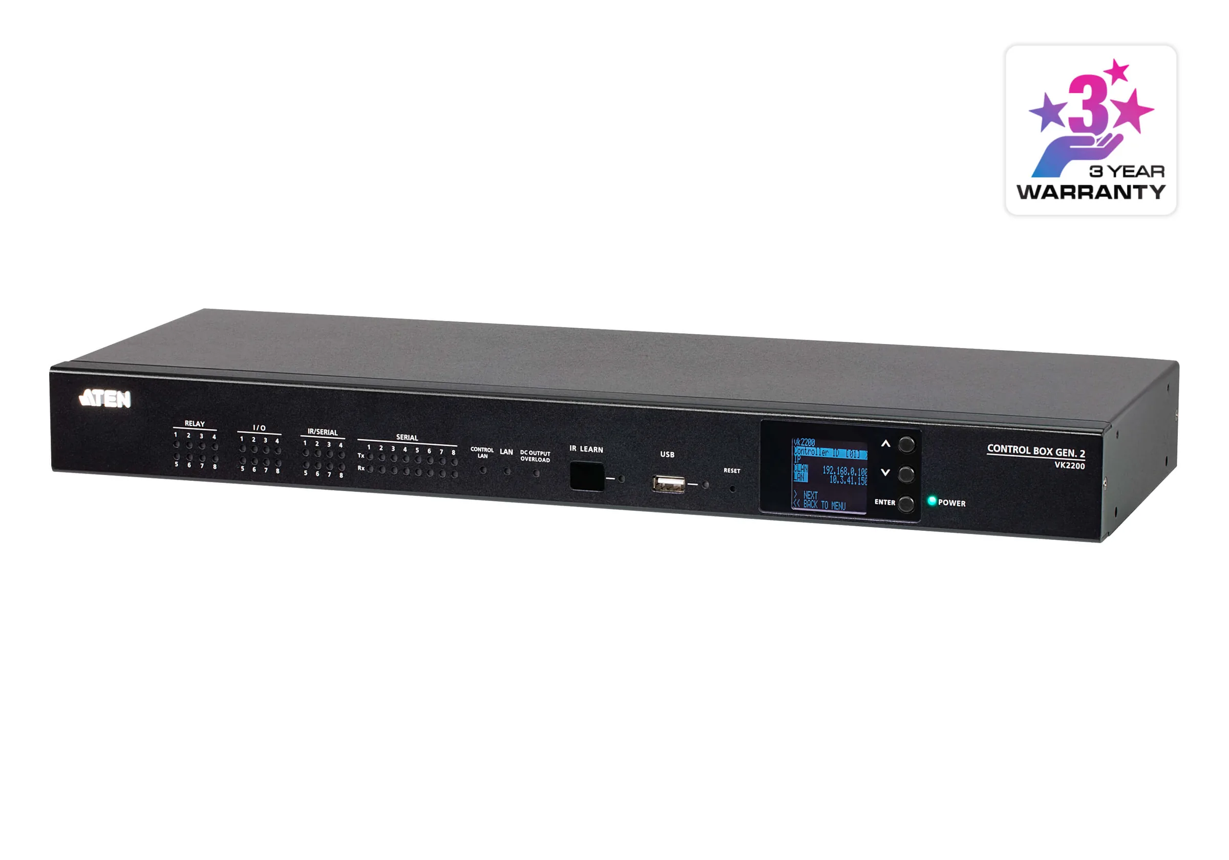 ATEN VK2200 ATEN Control Box Gen. 2 Dual LAN