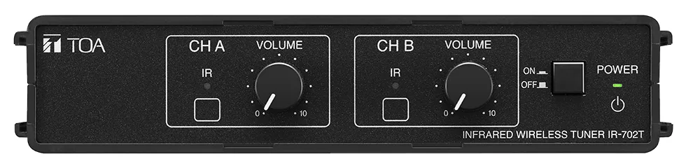 TOA IR-702T เครื่องรับไมโครโฟนไร้สาย แบบอินฟาเรด Infrared Wireless Tuner microphone