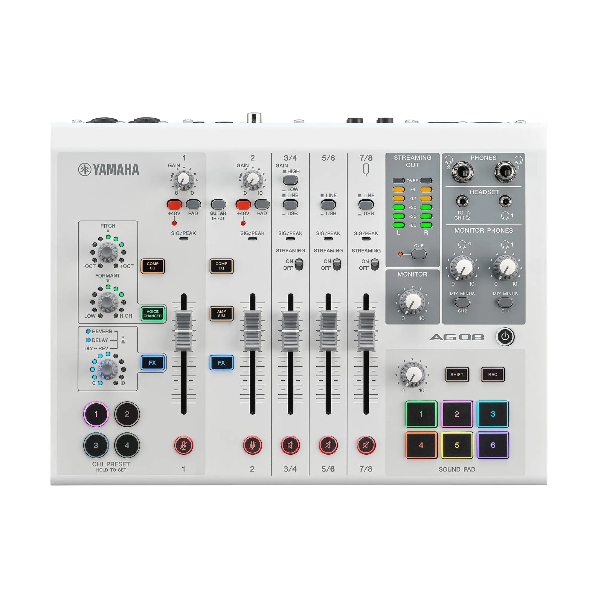 YAMAHA AG08 Live Streaming Mixer มิกเซอร์ รูป 6