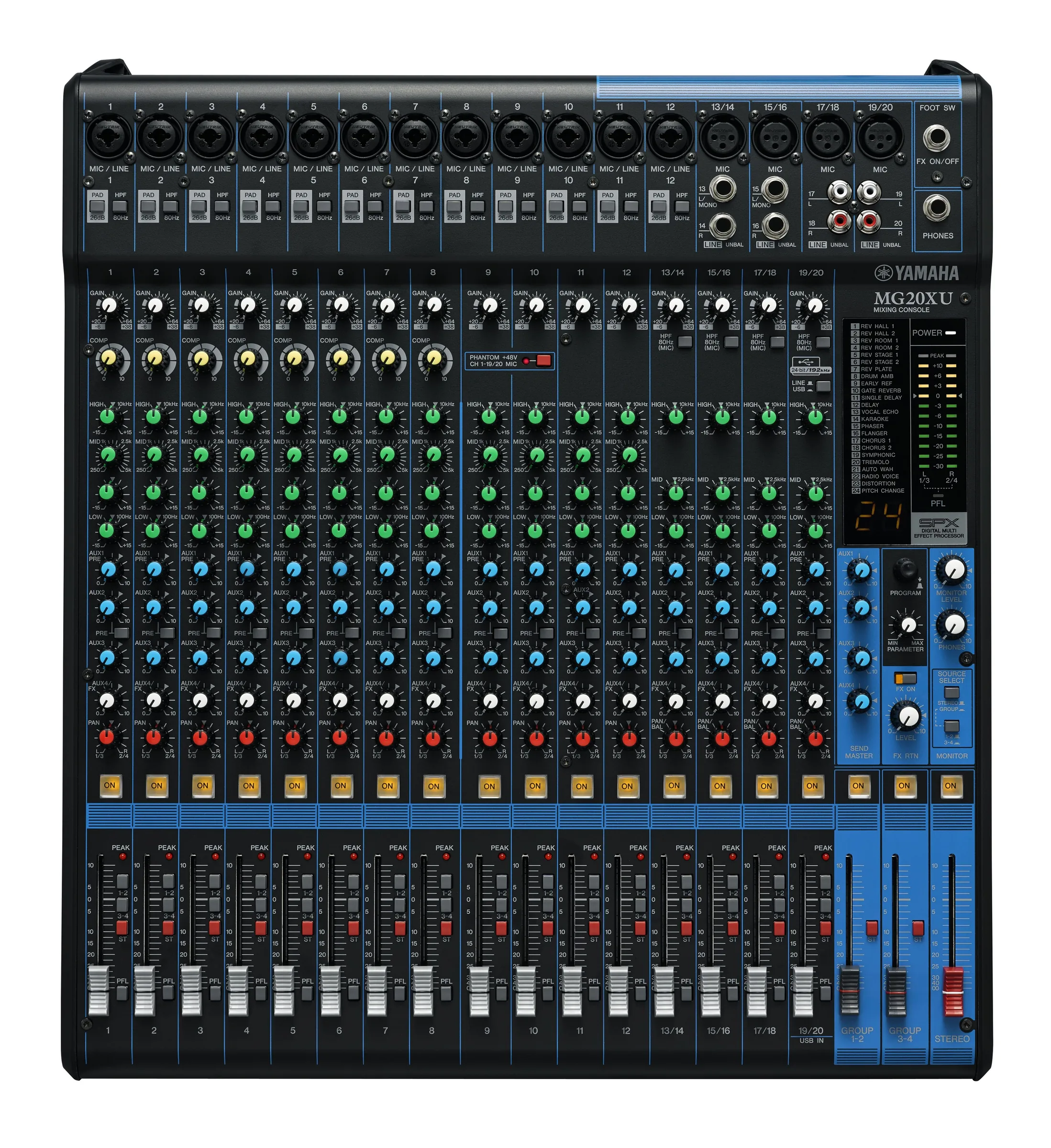YAMAHA MG20XU มิกเซอร์ 20-Channel Mixer มิกเซอร์ รูป 2