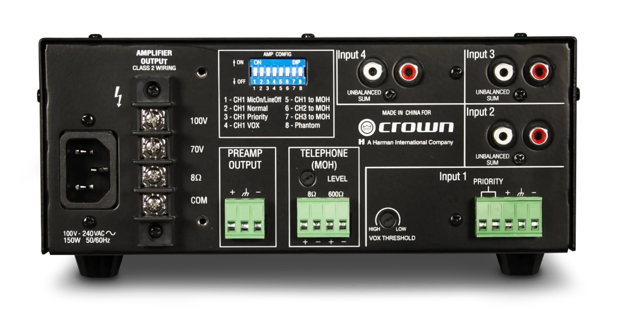 CROWN 160MA MIXER Power Amplifier มิกเซอร์ รูป 3