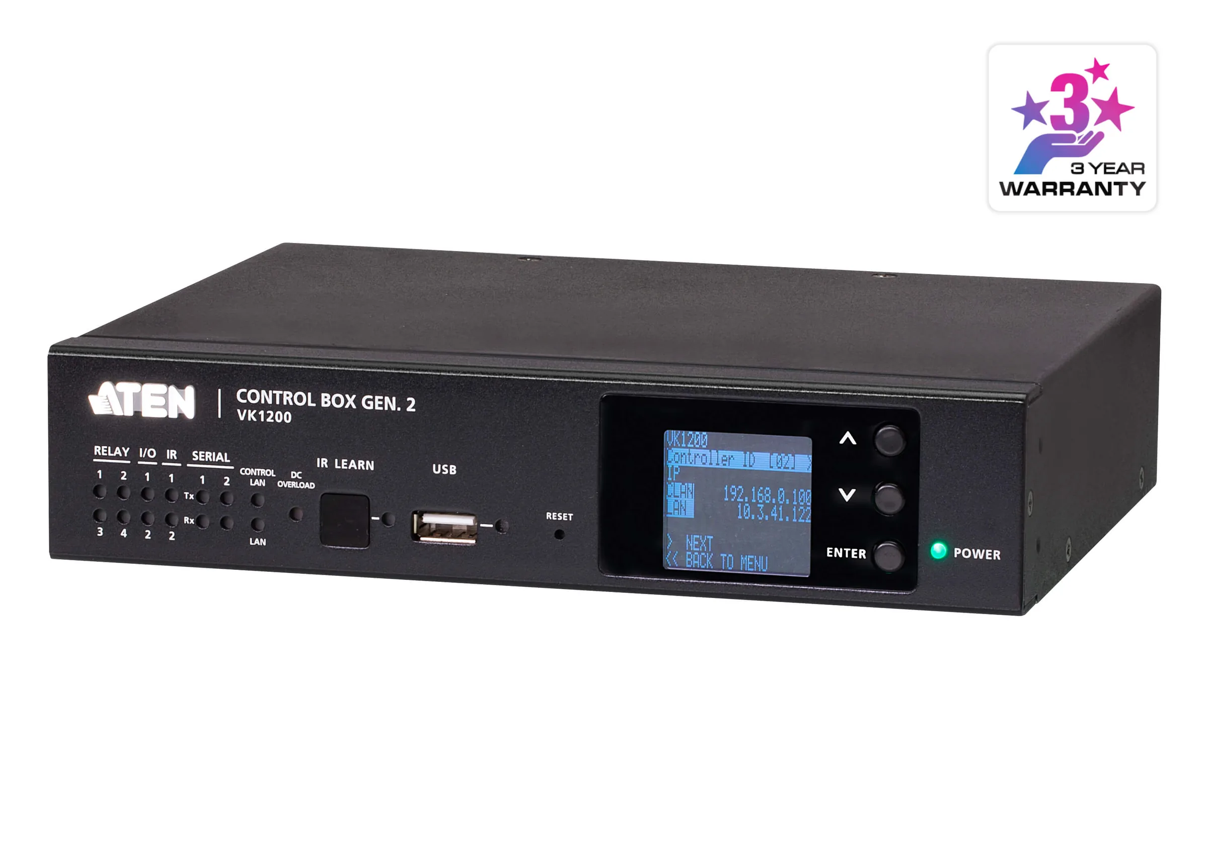 ATEN VK1200 Aten Compact Control Box Gen. 2 Dual LAN