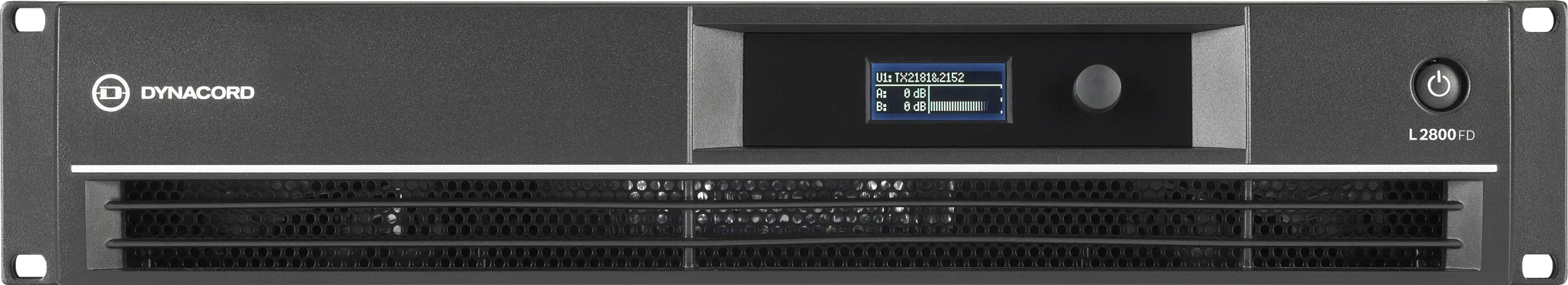 DYNACORD L2800FD DSP Power amplifier 2 x 1,300W 4 Ohms with FIR Drive Technology รูป 2