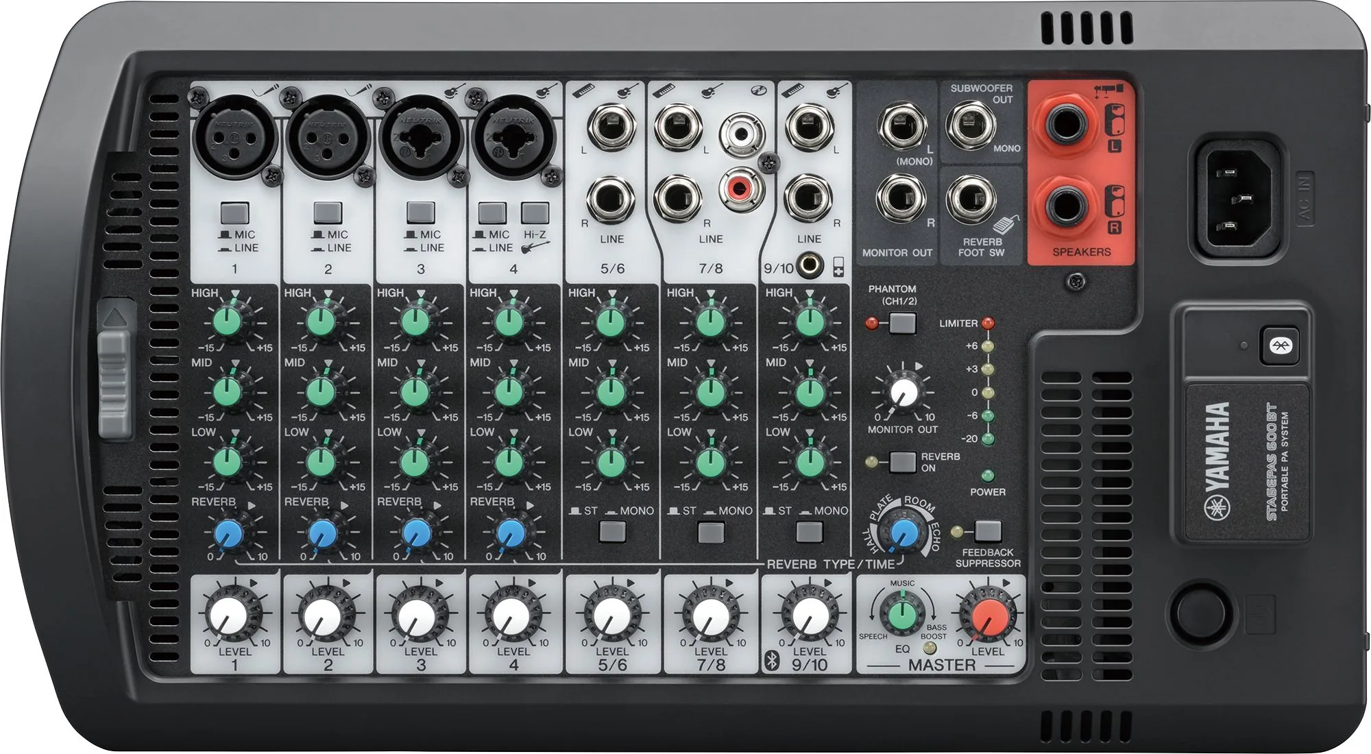 YAMAHA STAGEPAS 600BT ชุดลำโพงเคลื่อนที่ ลำโพงพกพา , ลำโพง pa ,เครื่องเสียงพกพา รูป 2