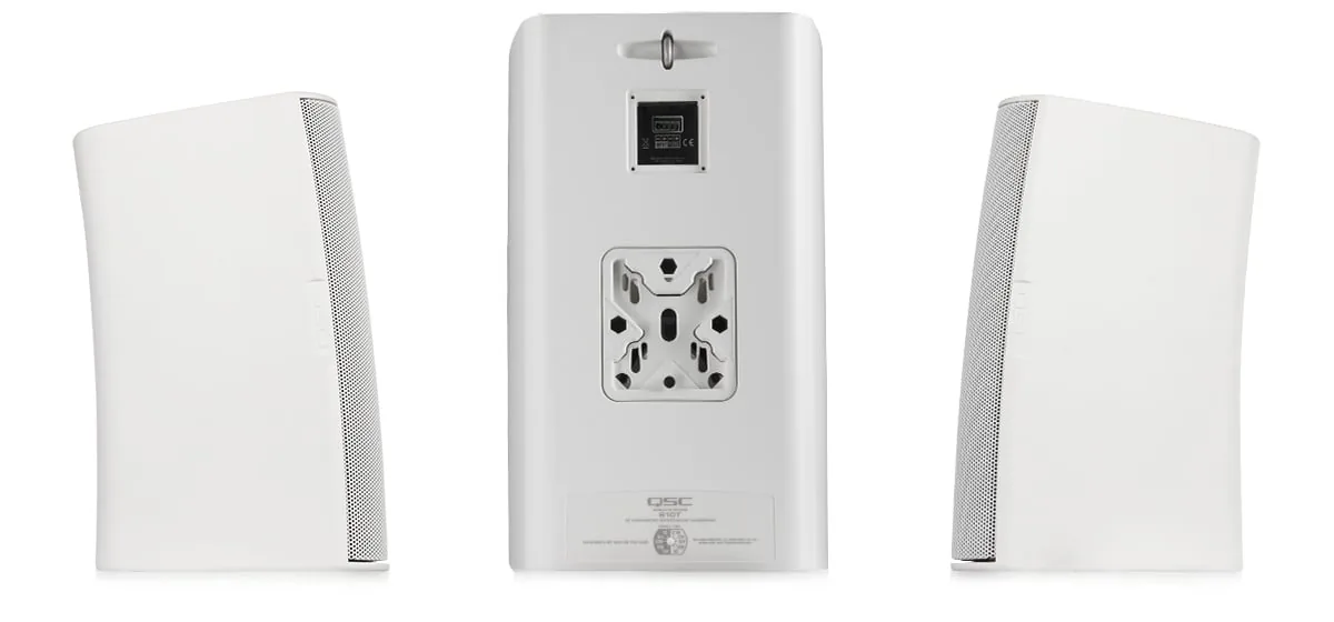 QSC AD-S10T-BK/WH ตู้ลำโพงติดผนัง 2 ทาง 10 นิ้ว 250 วัตต์ ลำโพง รูป 4