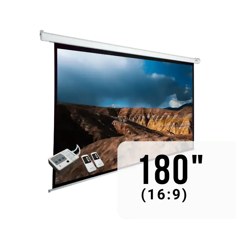 GYGAR SG-M-180MW(16:9) จอโปรเจคเตอร์ แบบมอเตอร์ ขนาด 180 นิ้ว จอโปรเจคเตอร์ รูป 2