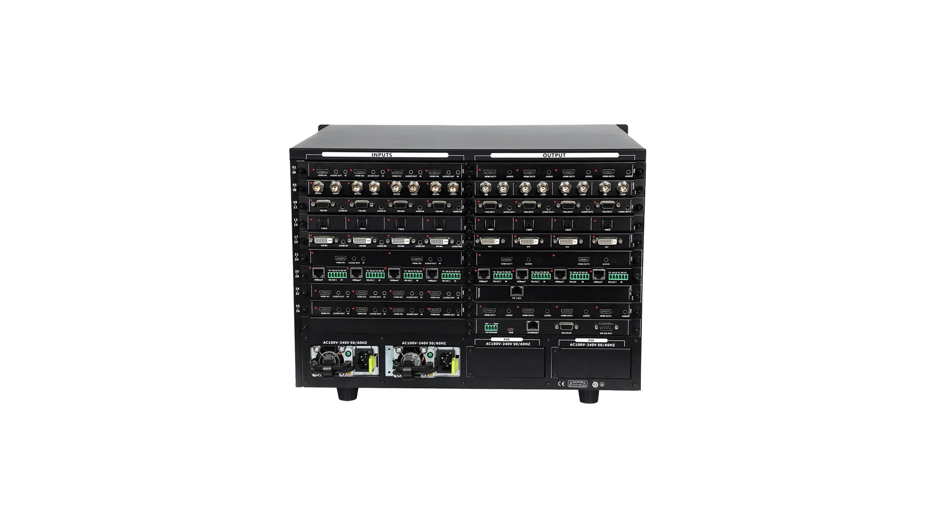 VISSONIC VW-VL3636 Modular Seamless Matrix Switcher 36x36, 30W. รูป 2