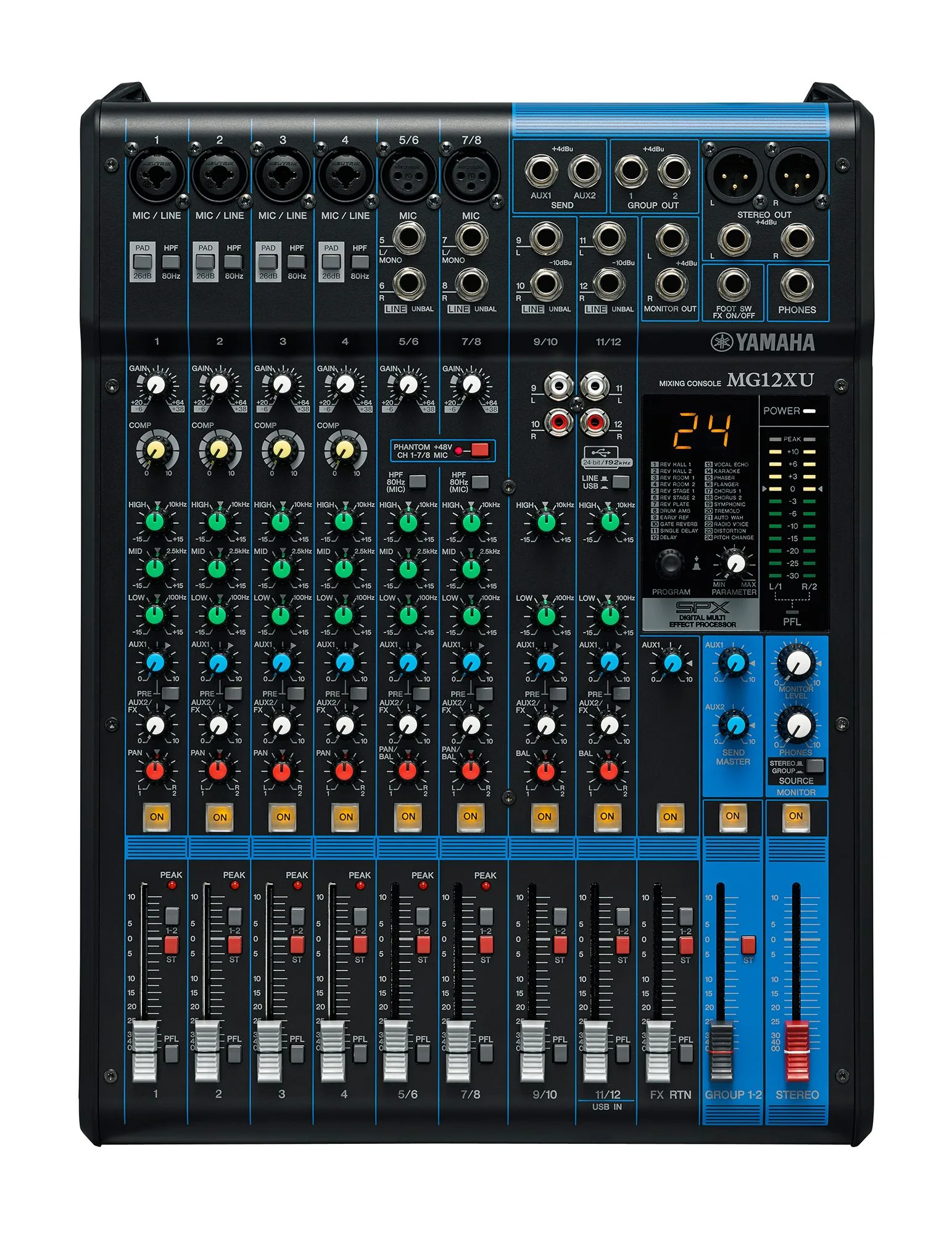 YAMAHA MG12XU มิกเซอร์ 12-Channel Mixer มิกเซอร์ รูป 2