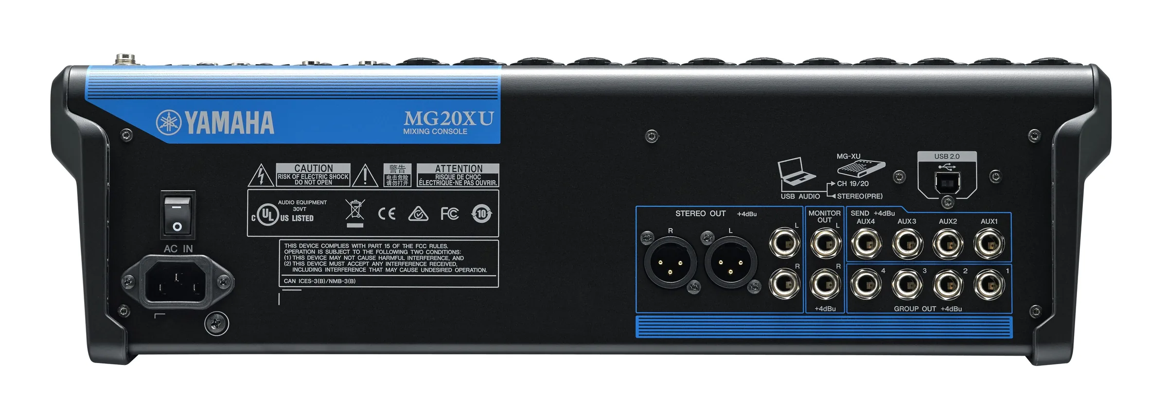 YAMAHA MG20XU มิกเซอร์ 20-Channel Mixer มิกเซอร์ รูป 3