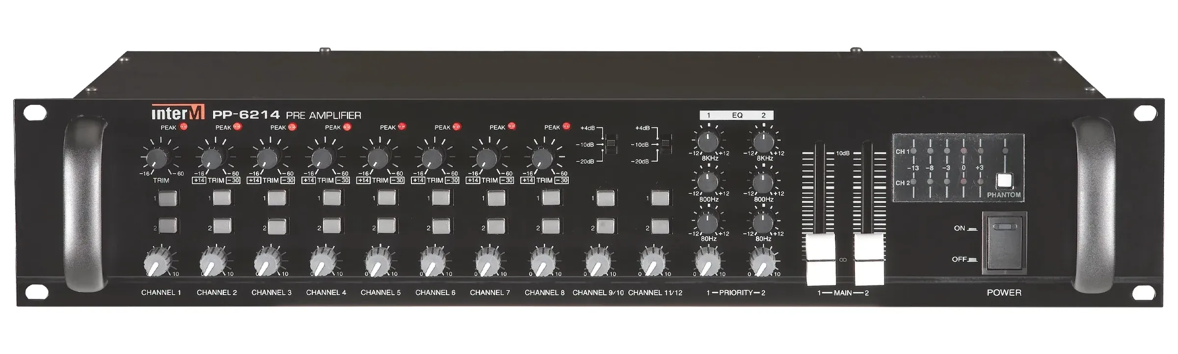 Inter-M PP-6214 AMPLIFIER-MIXER มิกเซอร์