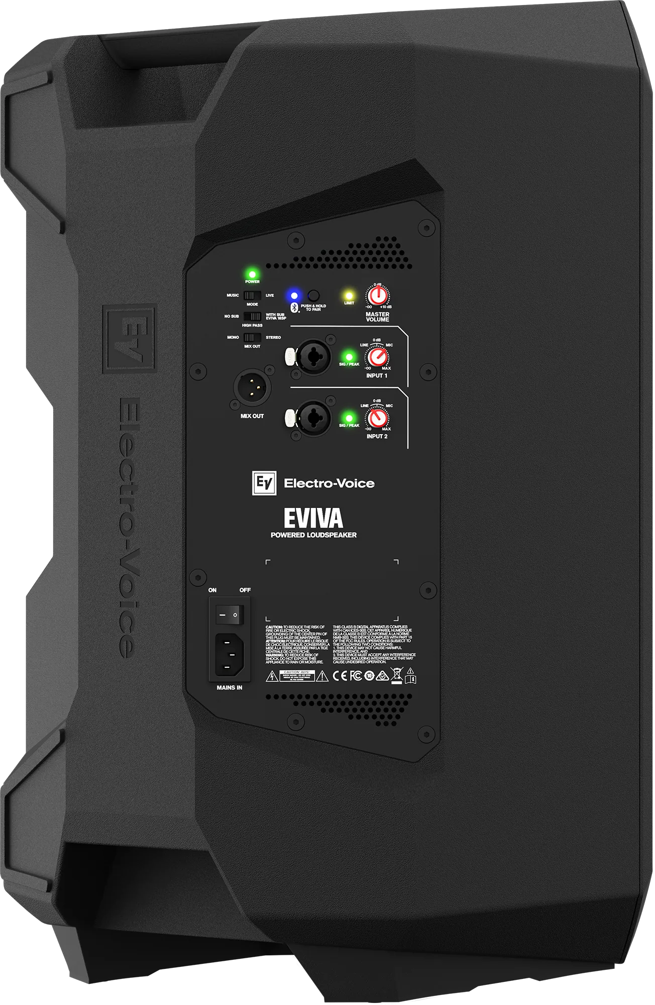 ELECTRO-VOICE EVIVA-12P 12" 2-way Powered speaker ,1000W รูป 4