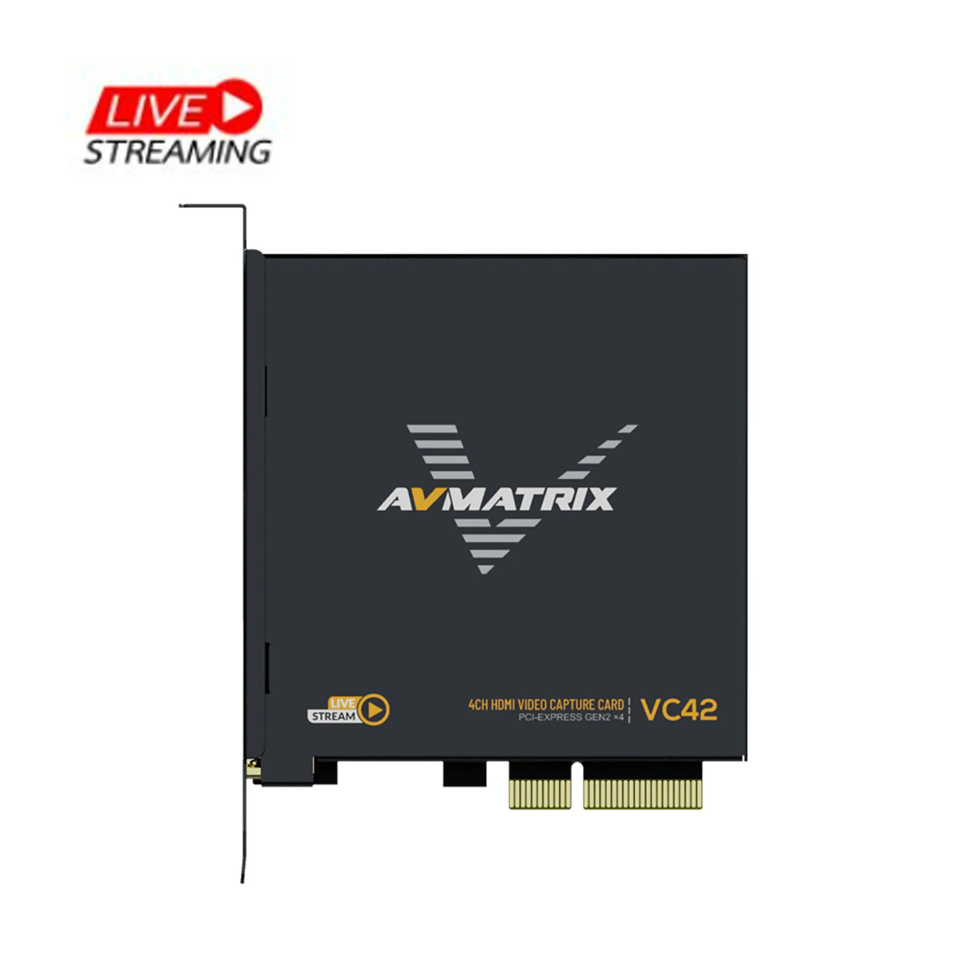 AVMATRIX VC42, 4-CH HDMI PCIE Capture Card, การ์ดแคปเจอร์
