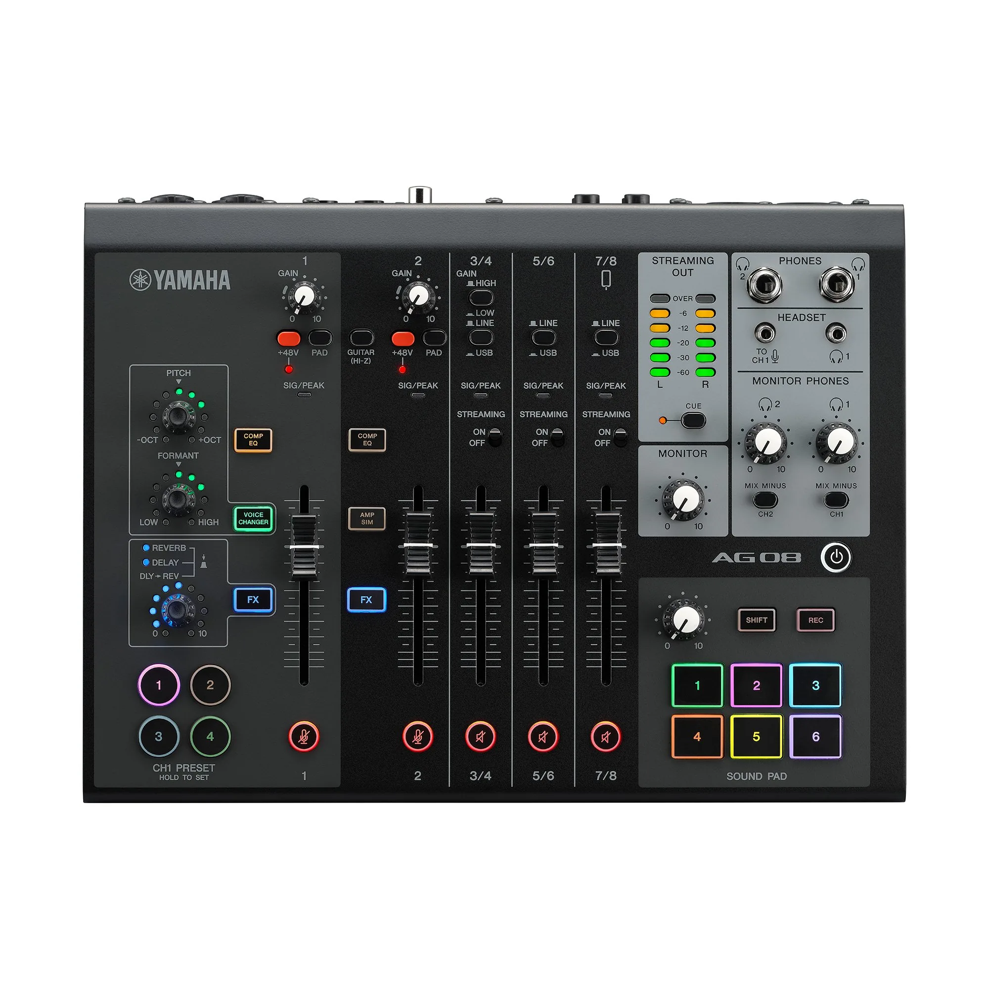 YAMAHA AG08 Live Streaming Mixer มิกเซอร์