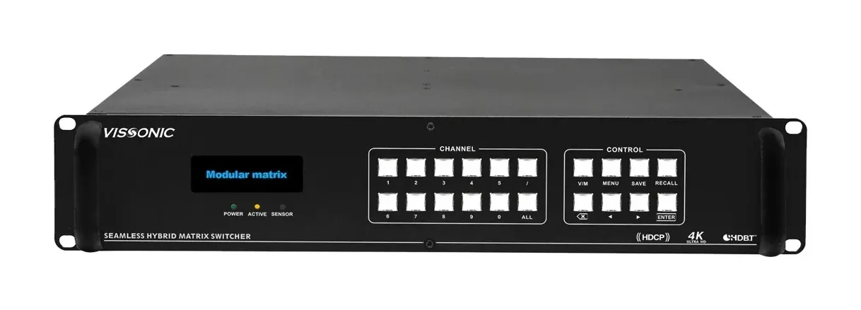 VISSONIC VW-VL0808 Modular Seamless Matrix Switcher 8x8, 18W.