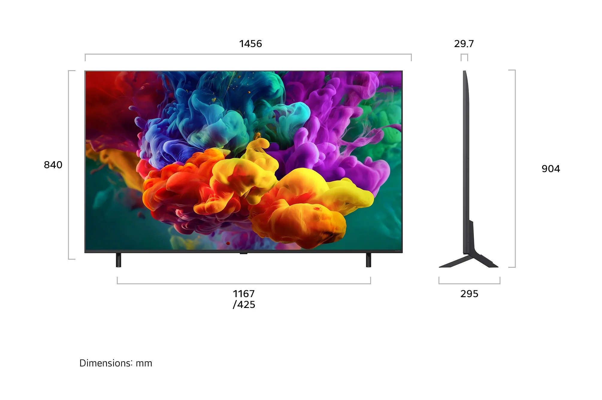 LG 65QNED86BSA 65" 4K Smart TV รูป 2