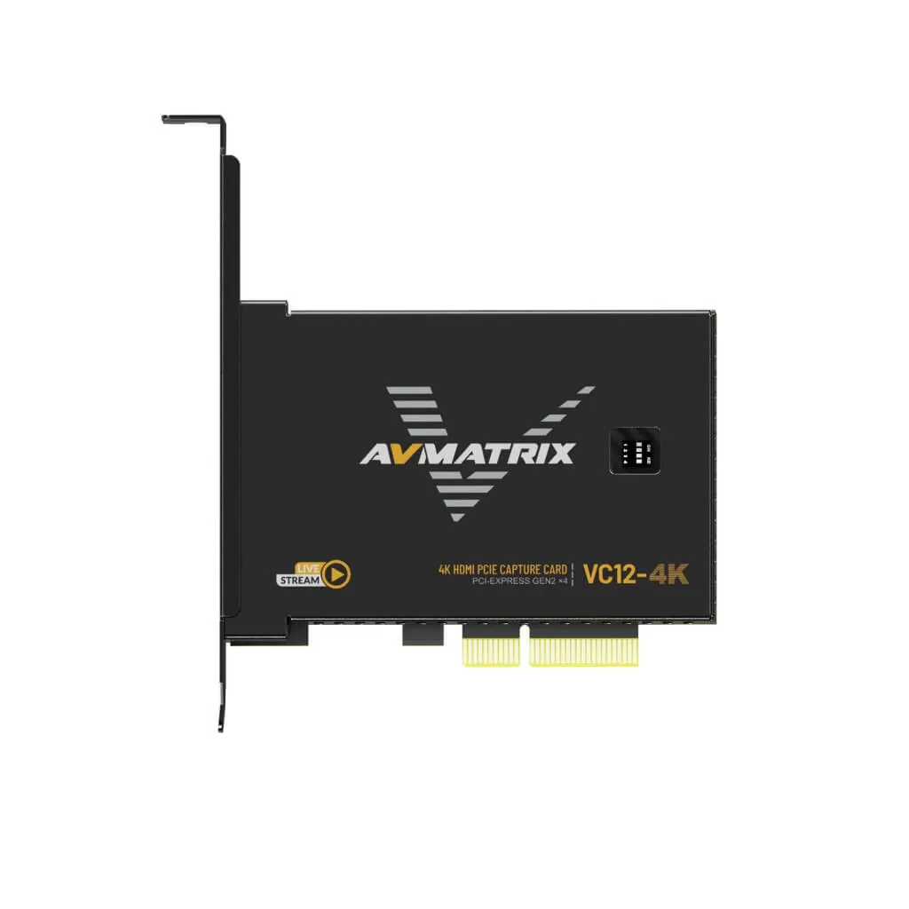 AVMATRIX VC12-4K, HDMI PCIE Capture Card, การ์ดแคปเจอร์ รูป 2