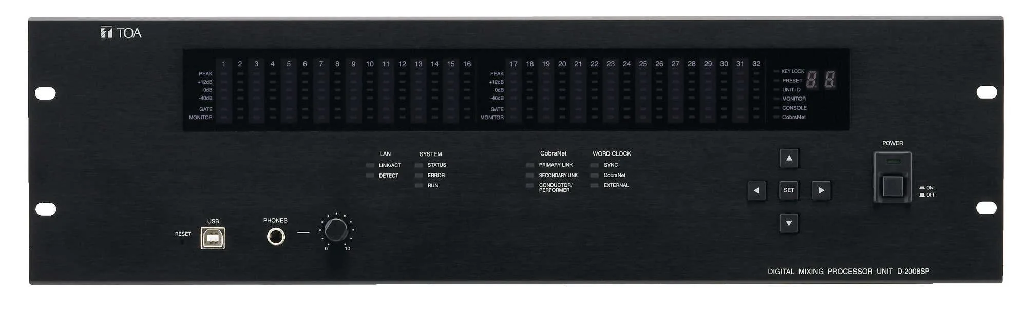 TOA D-2008SP CE DIGITAL MIXING PROCESSOR มิกเซอร์ รูป 3