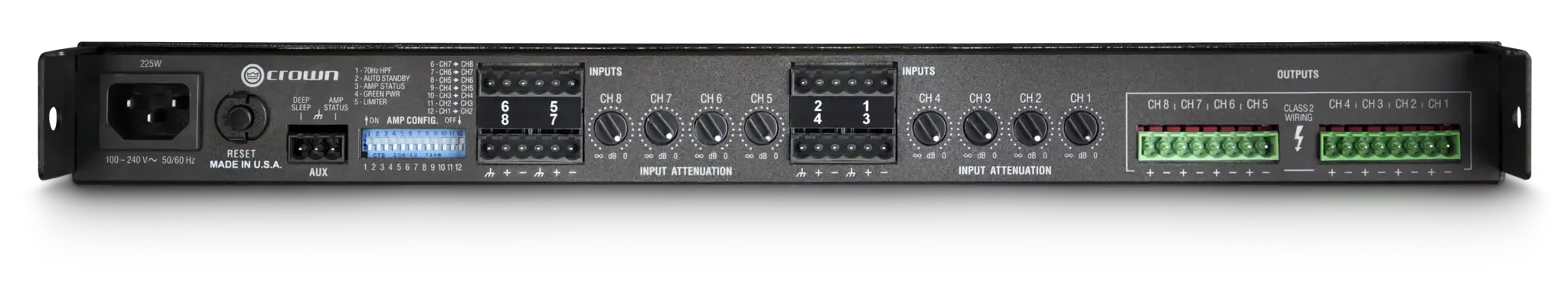 CROWN CT8150 Power Amplifier 8ch. 150W รูป 2