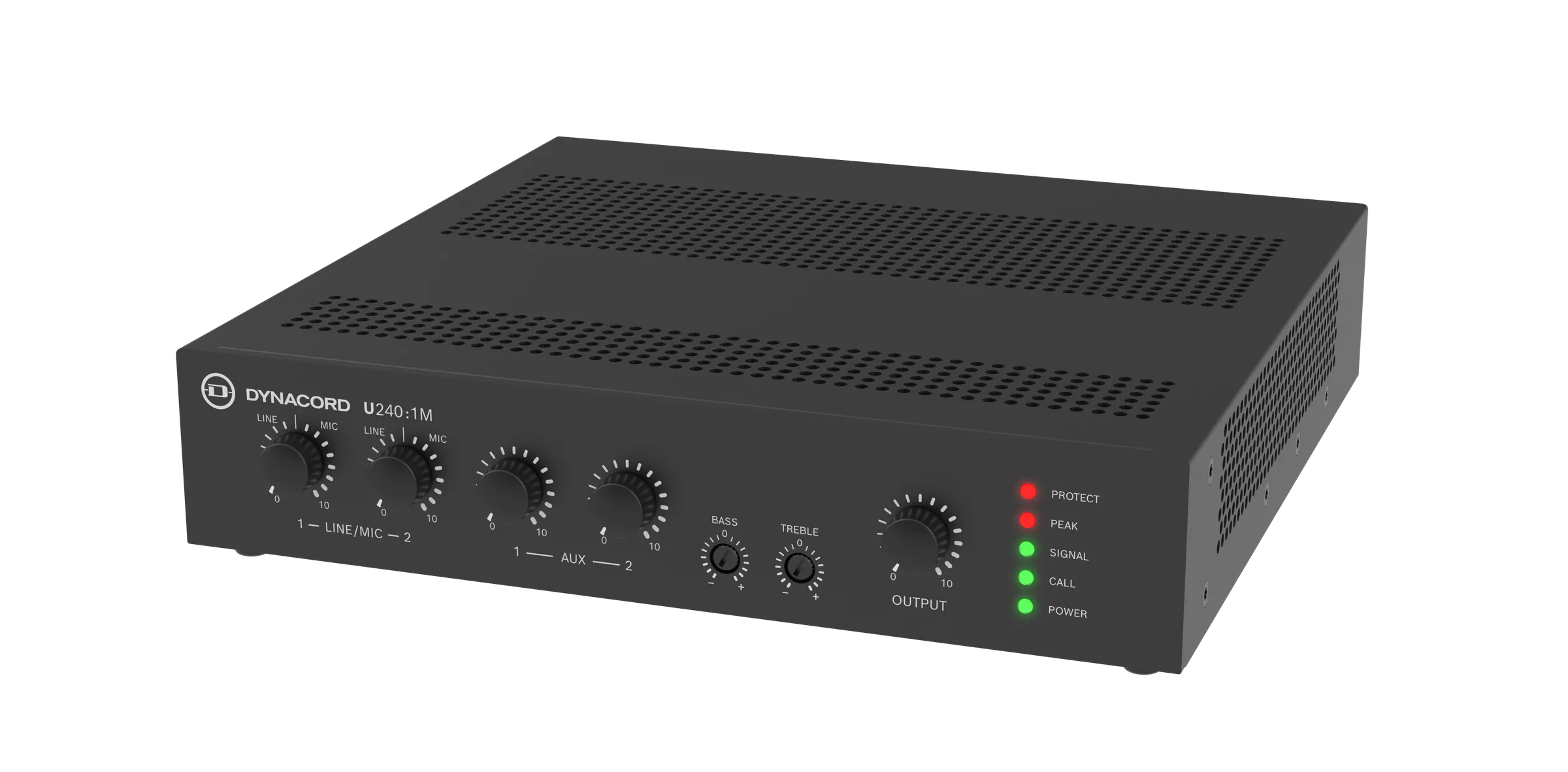 DINACORD U240:1M 4 Input Mixing Amplifier 240W 4Ω รูป 3