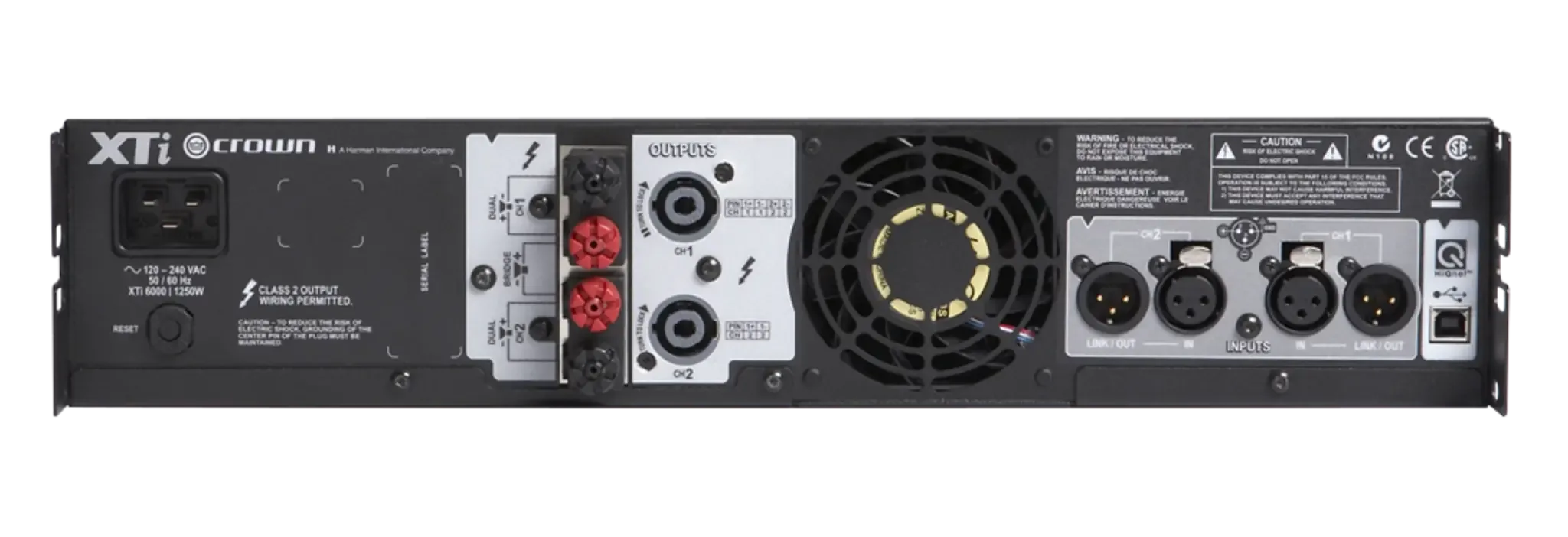 Crown XTi-6000 Stereo Power Amplifier 1200W รูป 2