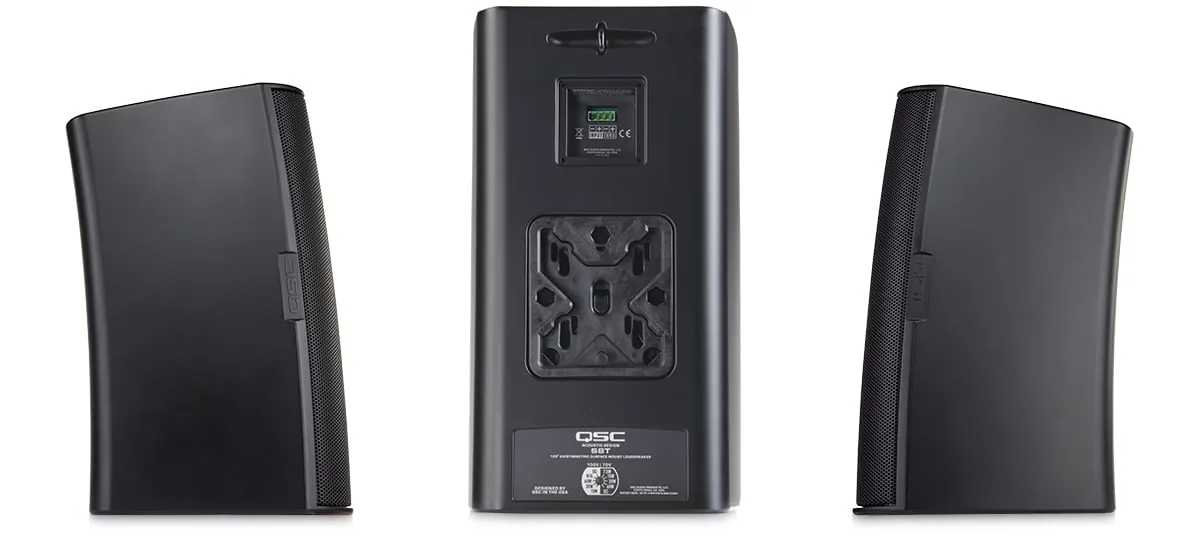 QSC S8TQSC AD-S8T-BK/WH ตู้ลำโพงติดผนัง 2 ทาง 8 นิ้ว 60 วัตต์ ลำโพง รูป 3