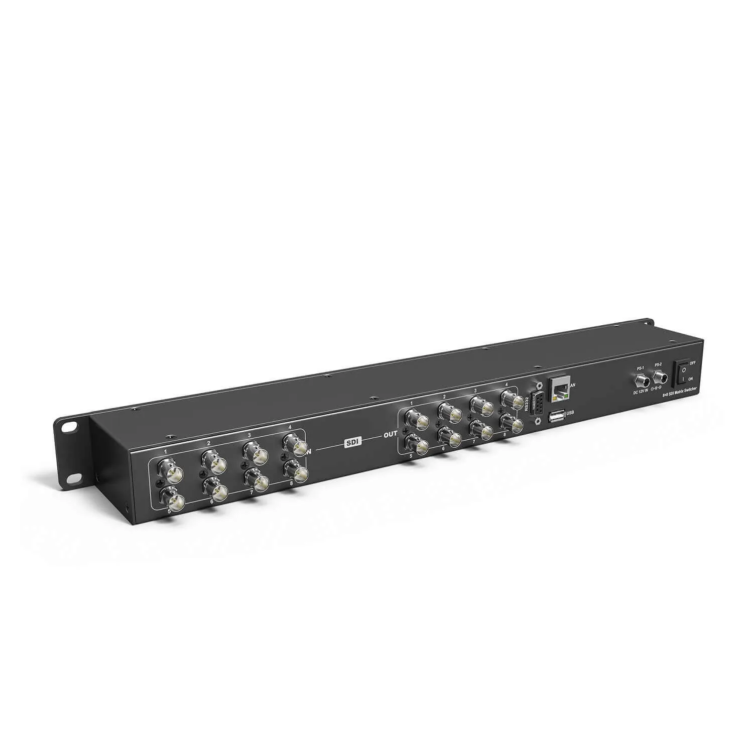 AVMATRIX MSS0811, 1RU 8X8 3G-SDI Matrix Switcher รูป 3