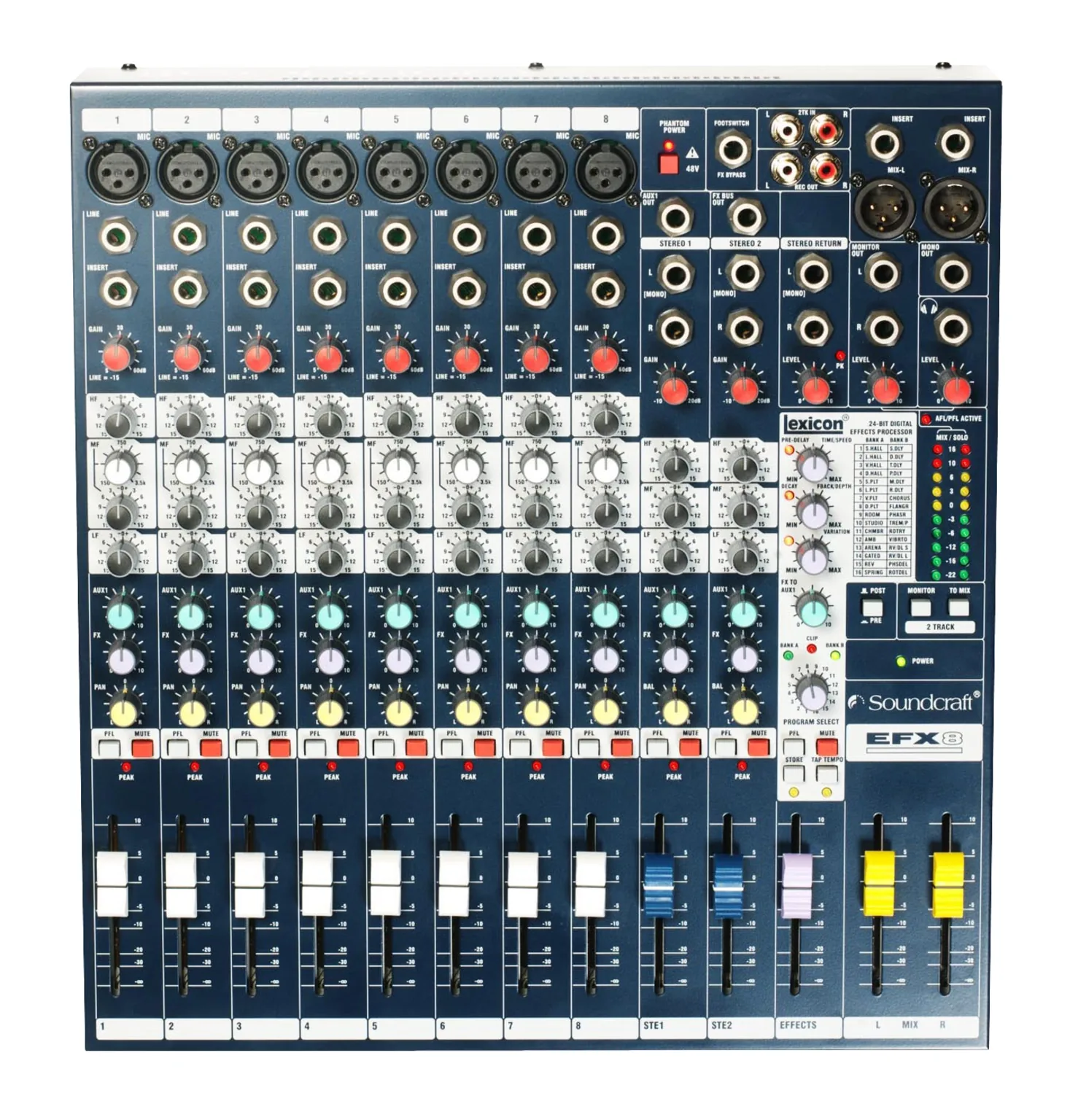 Soundcraft EFX8 Mixer 8 channel analogue mixer มิกเซอร์ รูป 2
