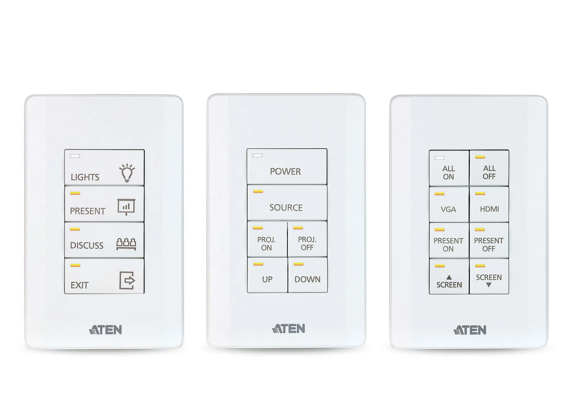 ATEN VK108US Control System - 8-button Keypad (US, 1 Gang) รูป 3