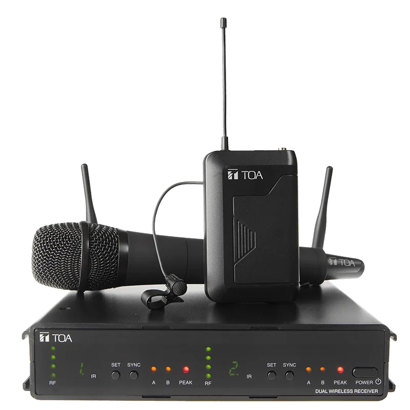 TOA WS-402-AS ไมโครโฟน Dual Wireless Set (Mix) microphone