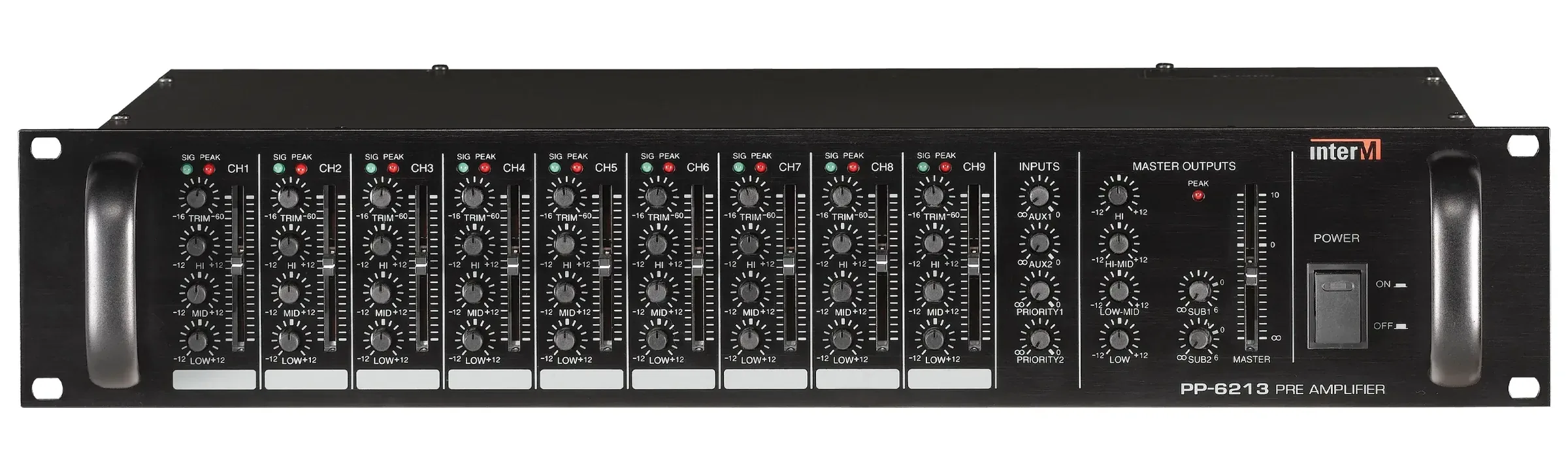 Inter-M PP-6213 AMPLIFIER-MIXER มิกเซอร์