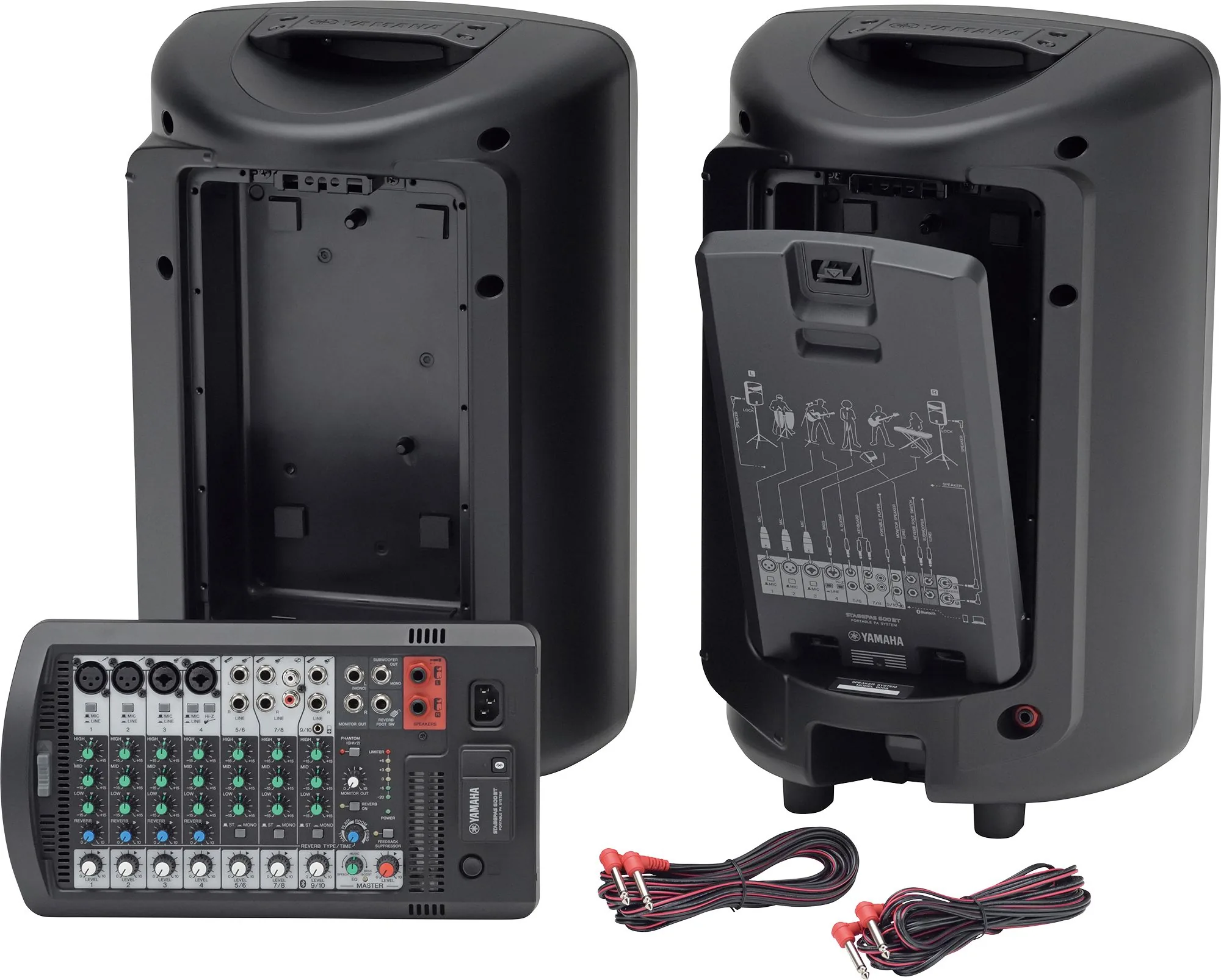YAMAHA STAGEPAS 600BT ชุดลำโพงเคลื่อนที่ ลำโพงพกพา , ลำโพง pa ,เครื่องเสียงพกพา รูป 6